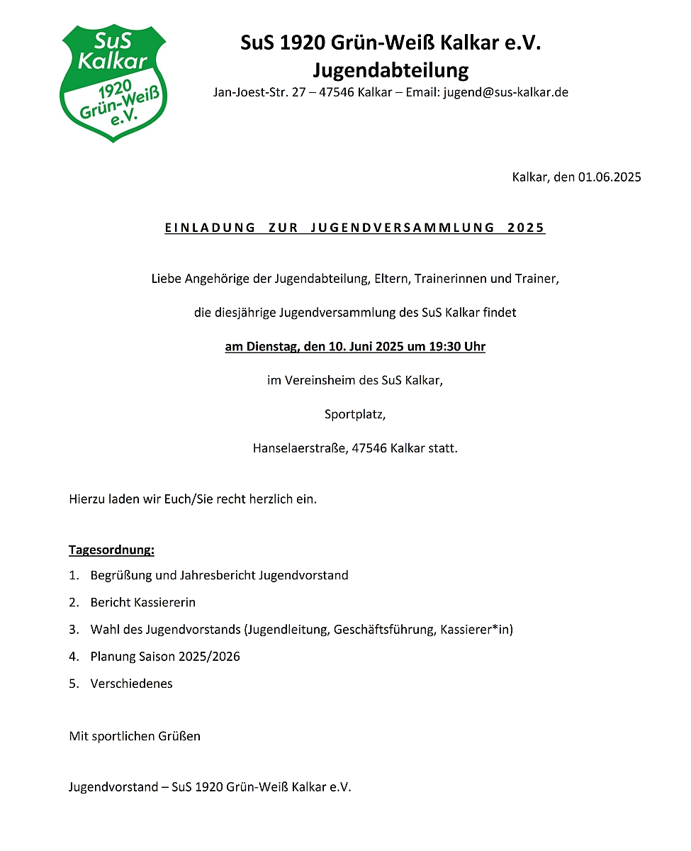 JHV 2025